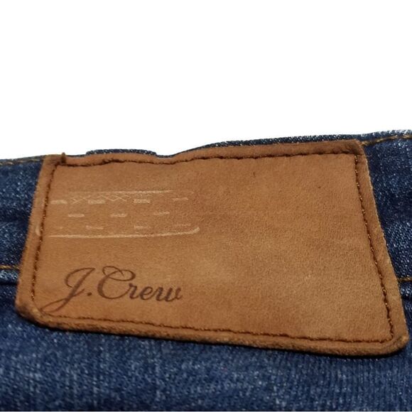 J. Crew Toothpick Raw Cut Mid Wash Mid Rise Jeans - Picture 8 of 8